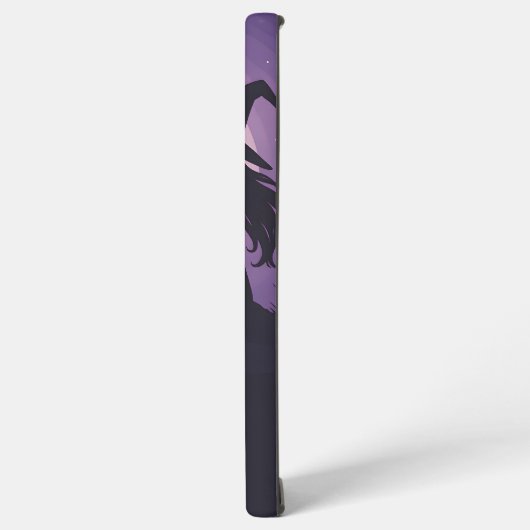 Mystical Witch Silhouette Under Moonlight Gift Samsung Galaxyケース (左側面)