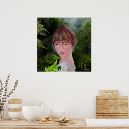 Mystical Woman Poster ポスター (キッチン)