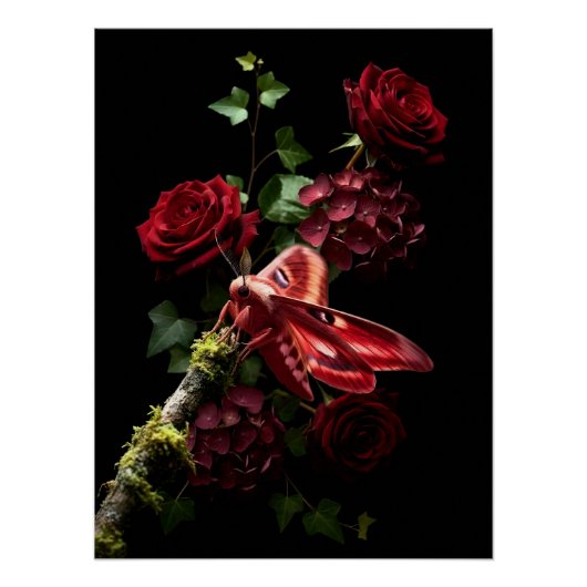 Mystical Woodland Moth ポスター (正面)