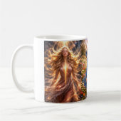 Mystik Woman Becher (3-seitiges Design)  コーヒーマグカップ (左)