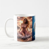 Mystik Woman Becher (3-seitiges Design) コーヒーマグカップ (左)