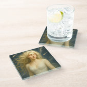 Mystik Woman – Glasuntersetzer aus Glas ガラスコースター (アングル)