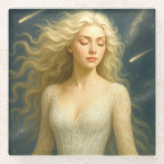 Mystik Woman – Glasuntersetzer aus Glas ガラスコースター