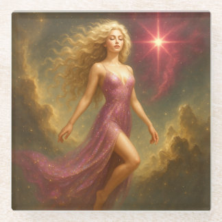 Mystik Woman – Glasuntersetzer aus Glas ガラスコースター