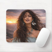 Mystik Woman Mousepad – Galaktisch schön マウスパッド (マウス)