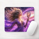 Mystik Woman Mousepad – Galaktisch schön マウスパッド (マウス)