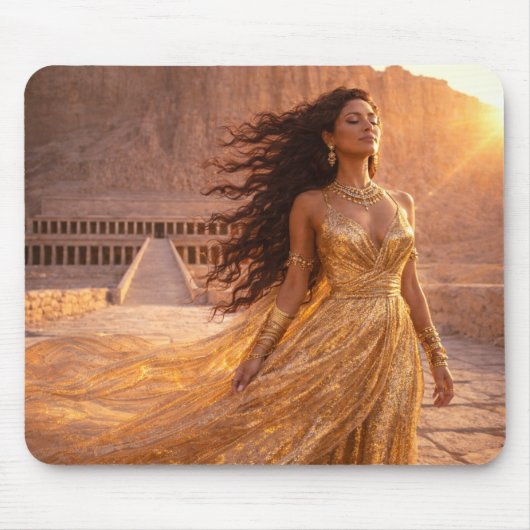 Mystik Woman Mousepad – Galaktisch schön マウスパッド (正面)