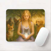 Mystik Woman – Mousepad mit Energie & Ausdruck マウスパッド (マウス)