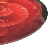 Mystique Dark Botanical Red Orange Rose Board カッティングボード (角)