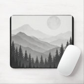 Mystische Berglandschaft – Künstlerisches Mauspad マウスパッド (マウス)