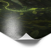 Mystische Wald-Magierin – Fantasy Natur Poster フォトプリント (角)