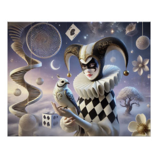 Mystischer Harlekin im Traumland ポスター