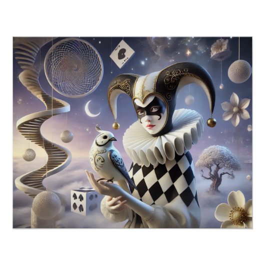 Mystischer Harlekin im Traumland ポスター (正面)