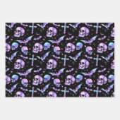 Mystisches Lila Gothic ラッピングペーパーシート (正面2)