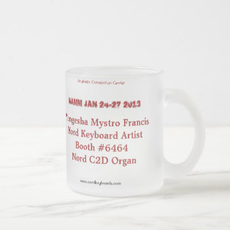 Mystro Namm 2013の記念するマグ フロストグラスマグカップ