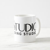 MyStudioのロゴ大きいHDRS コーヒーマグカップ (正面右)