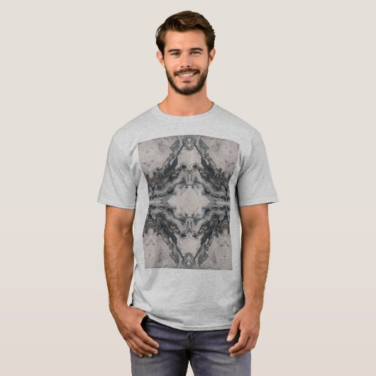 Myth Born of Stone – Symmetric Darkscape Tシャツ (正面フル)