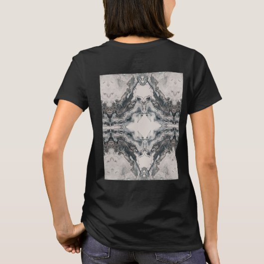 Myth Born of Stone – Symmetric Darkscape Tシャツ (裏面)