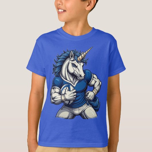 Myth of the Match Scottish Rugby Unicorn Tシャツ (正面)