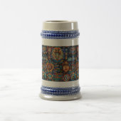 Mythic Blue "Pre-Columbian Tapestry" 650ml Stein ビールジョッキ (中央)