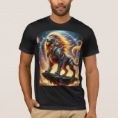 Mythic Dragon Lion Tシャツデザイン。 Tシャツ (正面)