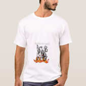 Mythic Fire Beast Fantasy T-Shirt Tシャツ (正面)
