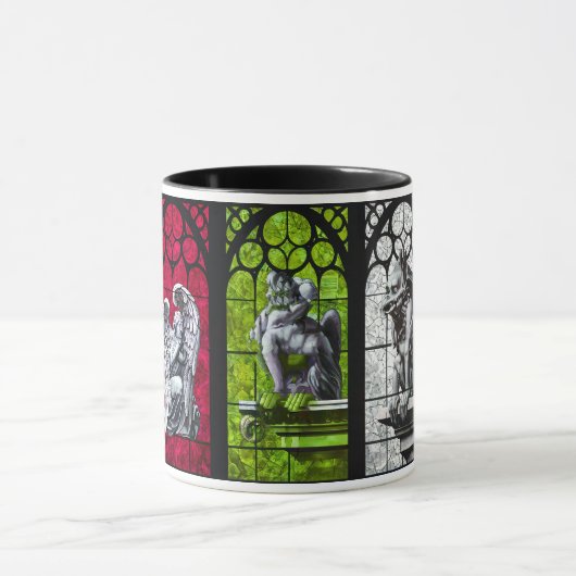Mythic Guardians in Stained Glass マグカップ (中央)