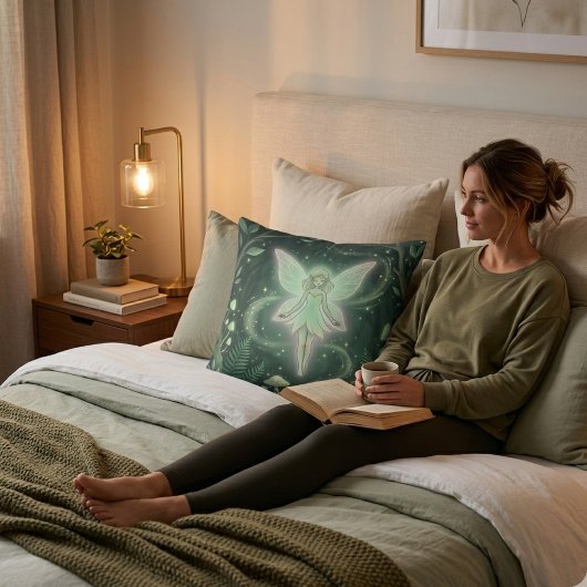 Mythic Realms Forest Faerie Glow クッション