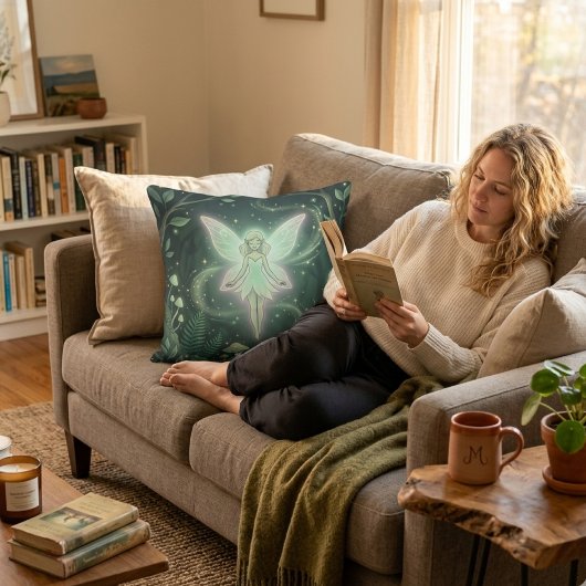 Mythic Realms Forest Faerie Glow クッション