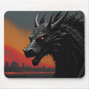 Mythic Vibes - Dragon Noir マウスパッド