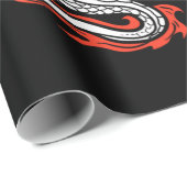 Mythical Ancient Asian Chinese Dragon ラッピングペーパー (ロールコーナー)