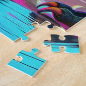 Mythical and Prehistoric Pegasus, Dragon, Dinosaur ジグソーパズル (側面)