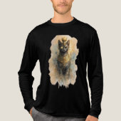 Mythical Cat Ancient Fantasy Feline Art  トライブレンドＴシャツ (正面)