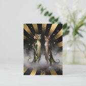 Mythical Cat-Dragon Creatures ポストカード (スタンド正面)