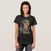 Mythical Creature Fans Dragon Mom Hugging A Child Tシャツ (正面フル)