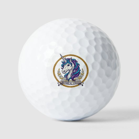 Mythical Crest Golf Ball ゴルフボール (正面)