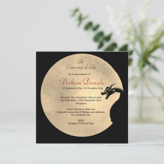 Mythical Dragon Celebration of Life Card セーブザデート