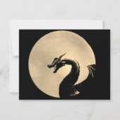 Mythical Dragon Celebration of Life Card 招待状 (裏面)