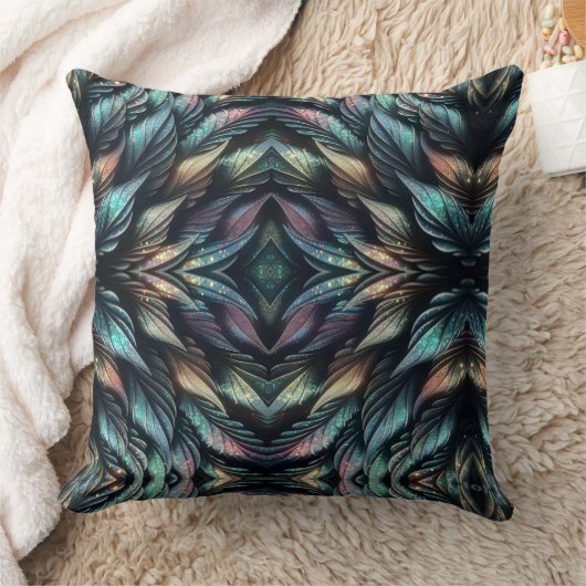 Mythical Feathers クッション (ブランケット)