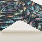 Mythical Feathers シェルパブランケット (3/4)