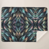 Mythical Feathers シェルパブランケット (正面(横))