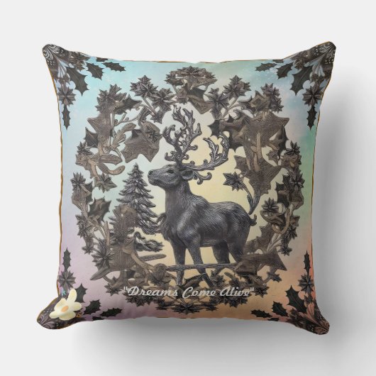 "Mythical Forest" クッション (正面)