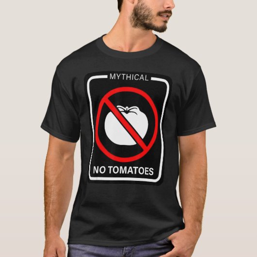 Mythical No Tomatoes Apparel Tシャツ (正面)