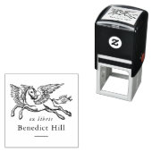 Mythical Pegasus illustration Ex Libris Book セルフインキングスタンプ (インサイチュ)