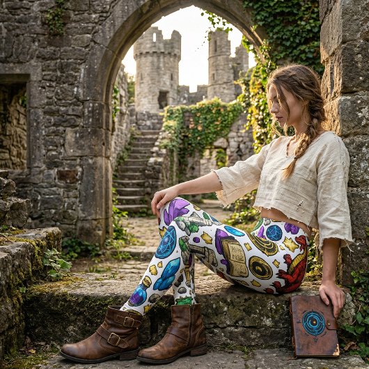 Mythical Realms Pattern レギンス