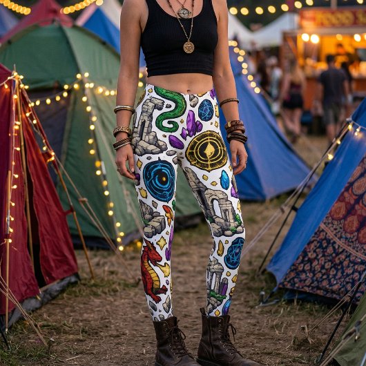 Mythical Realms Pattern レギンス