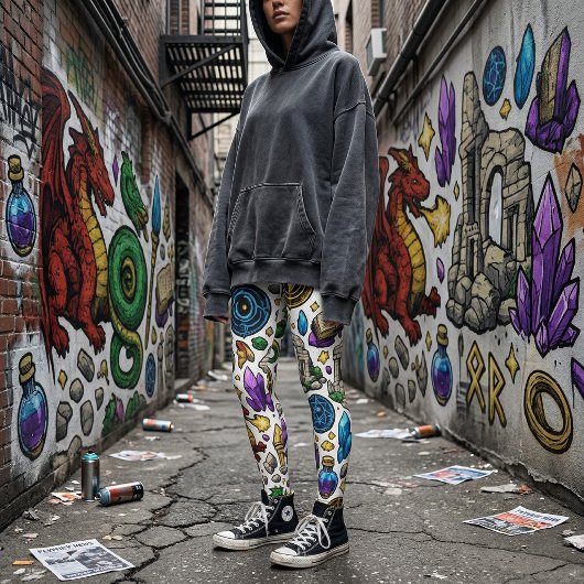 Mythical Realms Pattern レギンス