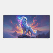 Mythical White Griffin on Top of the World デスクマット (正面)