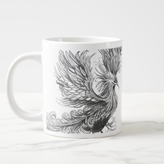 Mythological Phoenix Mug ジャンボコーヒーマグカップ (左)