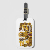 Mythology Batak (Mulajadi na Bolon) ラゲッジタグ (正面縦)